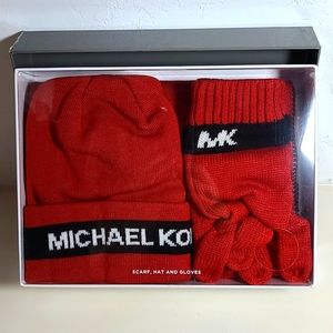 Michael Kors Men’s Gift Set – Scarf, Beanie & Gloves (NWT)